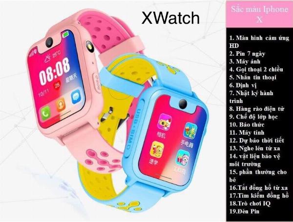 Đồng hồ định vị XWATCH S6, Camera + đèn pin + game toán học